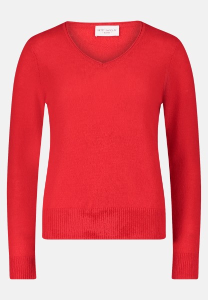 Betty Barclay Kaschmir-Pullover mit V-Ausschnitt