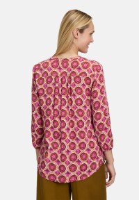 Cartoon Blusenshirt mit Muster