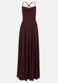 Vera Mont Abendkleid mit Wasserfallausschnitt