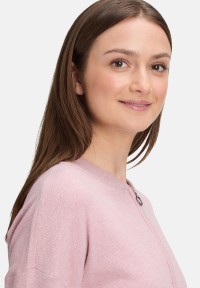 BETTY & CO Strick-Cardigan mit Reißverschluss