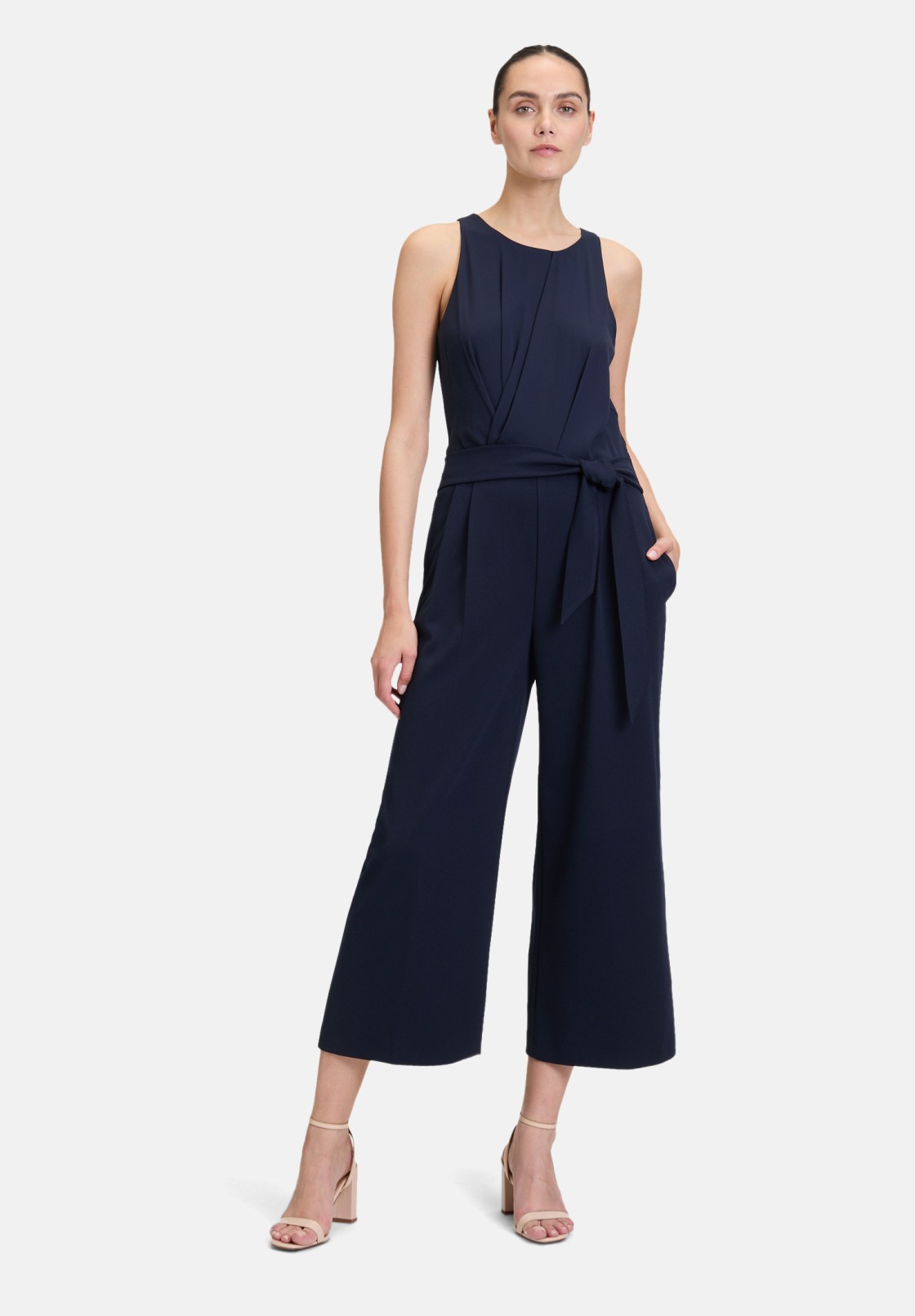 Vera Mont Jumpsuit mit Bindegürtel