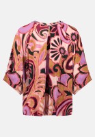 Cartoon Casual-Bluse mit Muster