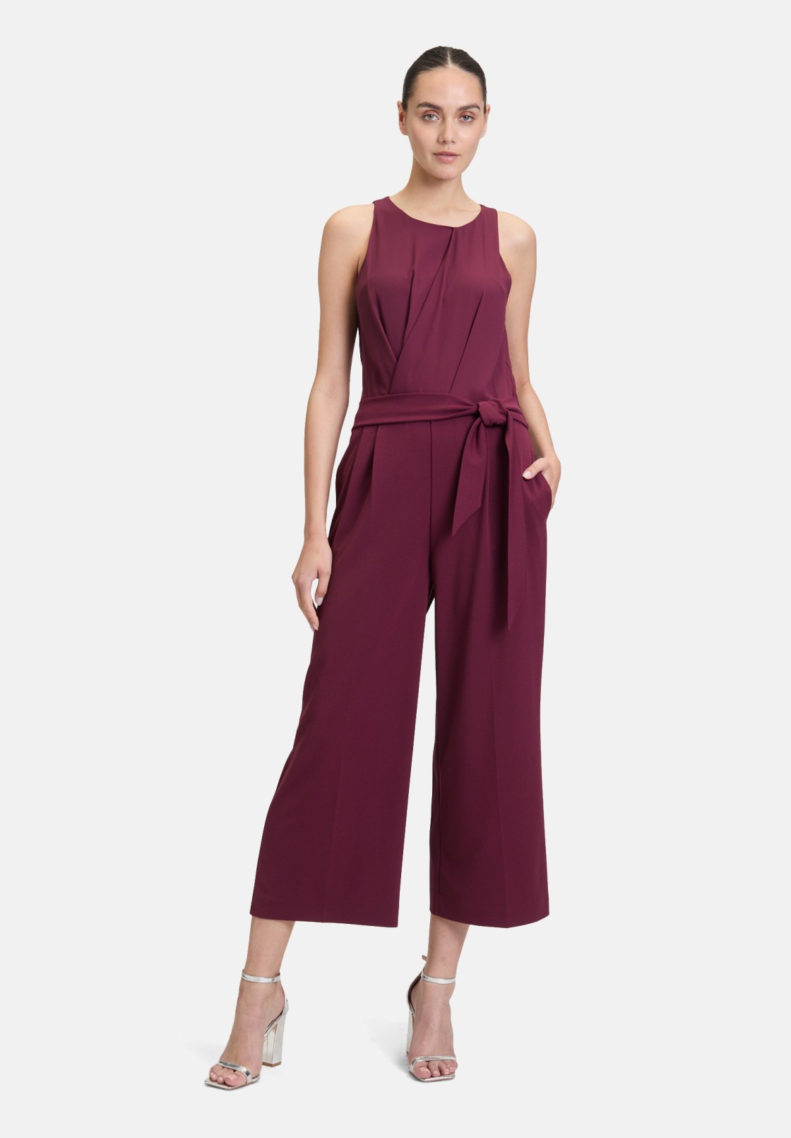Vera Mont Jumpsuit mit Bindegürtel