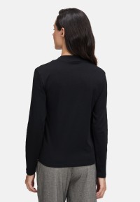 Cartoon Langarm-Shirt mit Kragen
