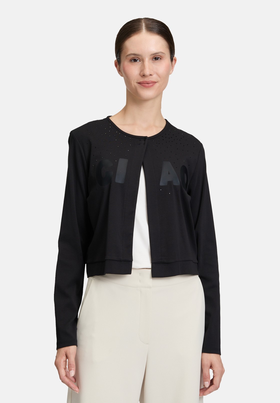 Betty Barclay Shirtjacke mit Rundhalsausschnitt