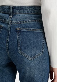 Cartoon Stretch-Jeans mit Strass