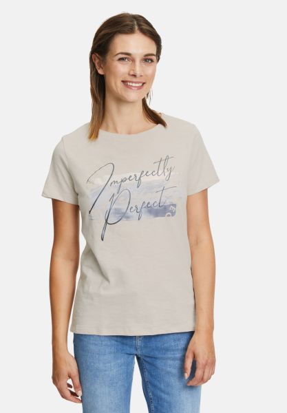 Cartoon Printshirt mit Rundhalsausschnitt