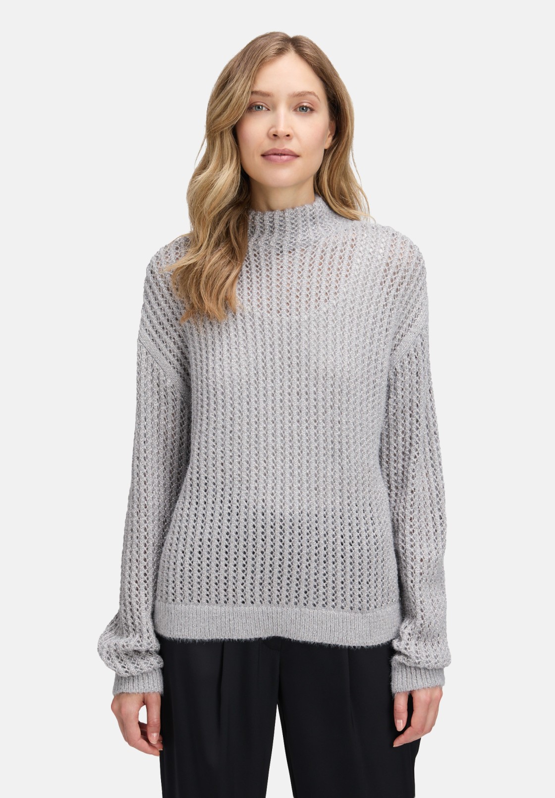 Betty Barclay Strickpullover mit hohem Kragen