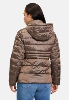 Cartoon Steppjacke mit abnehmbarer Kapuze