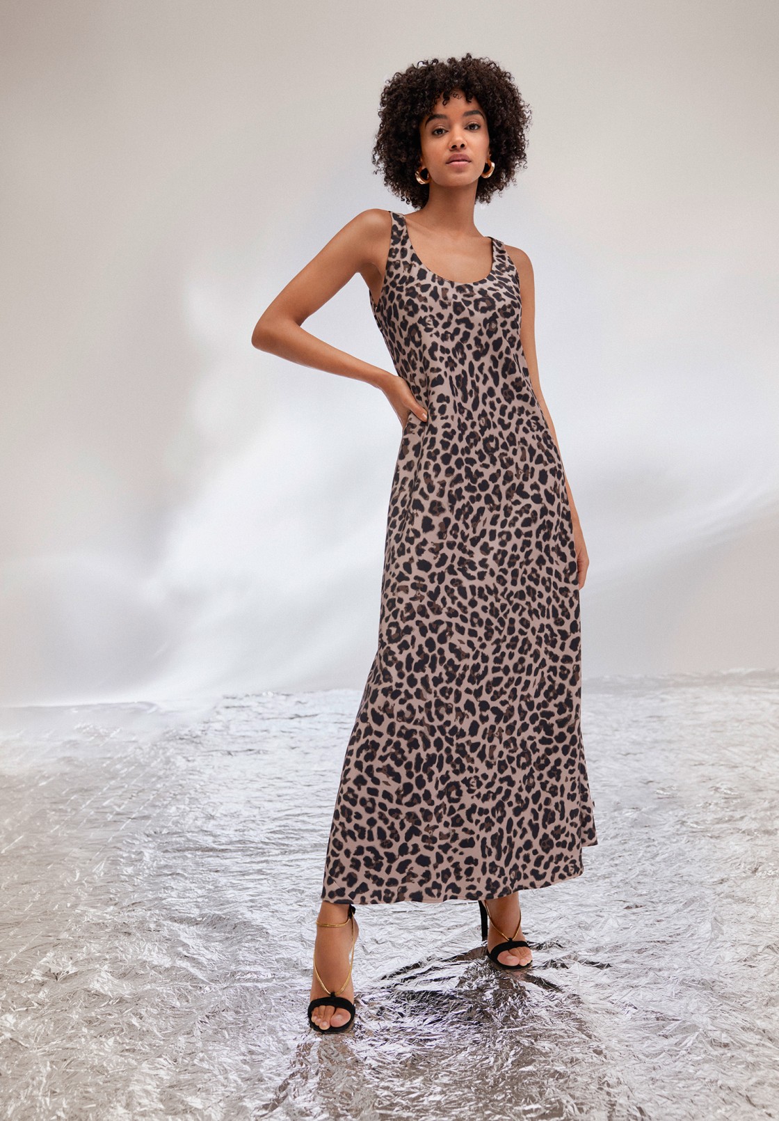 Vera Mont Abendkleid mit Leoprint