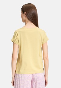 Cartoon Printshirt mit Rundhalsausschnitt