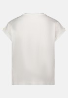 Cartoon Printshirt mit Ärmelaufschlag
