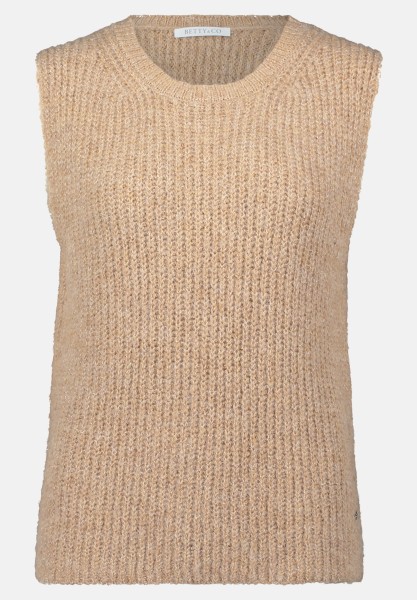 BETTY & CO Strickpullover ohne Arm