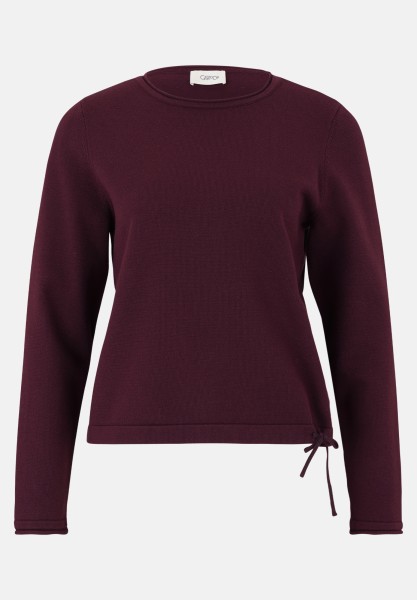 Cartoon Strickpullover mit Rundhalsausschnitt