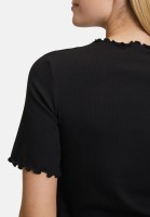 Cartoon Halbarm-Shirt mit Kragen