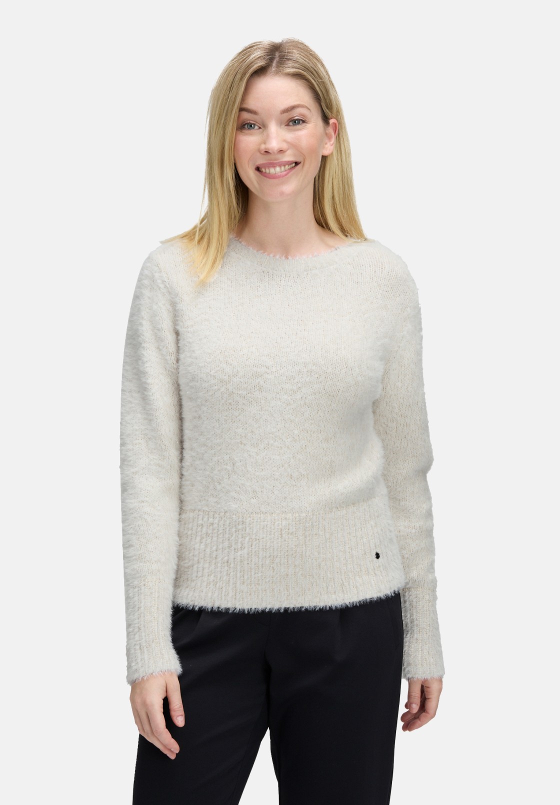 BETTY & CO Strickpullover mit V-Ausschnitt