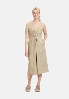 Cartoon Leinenkleid mit Cut-Outs