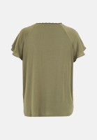 zero Blusenshirt mit kurzen Rüschenärmeln | Betty Barclay