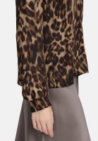 Cartoon Casual-Bluse mit Muster