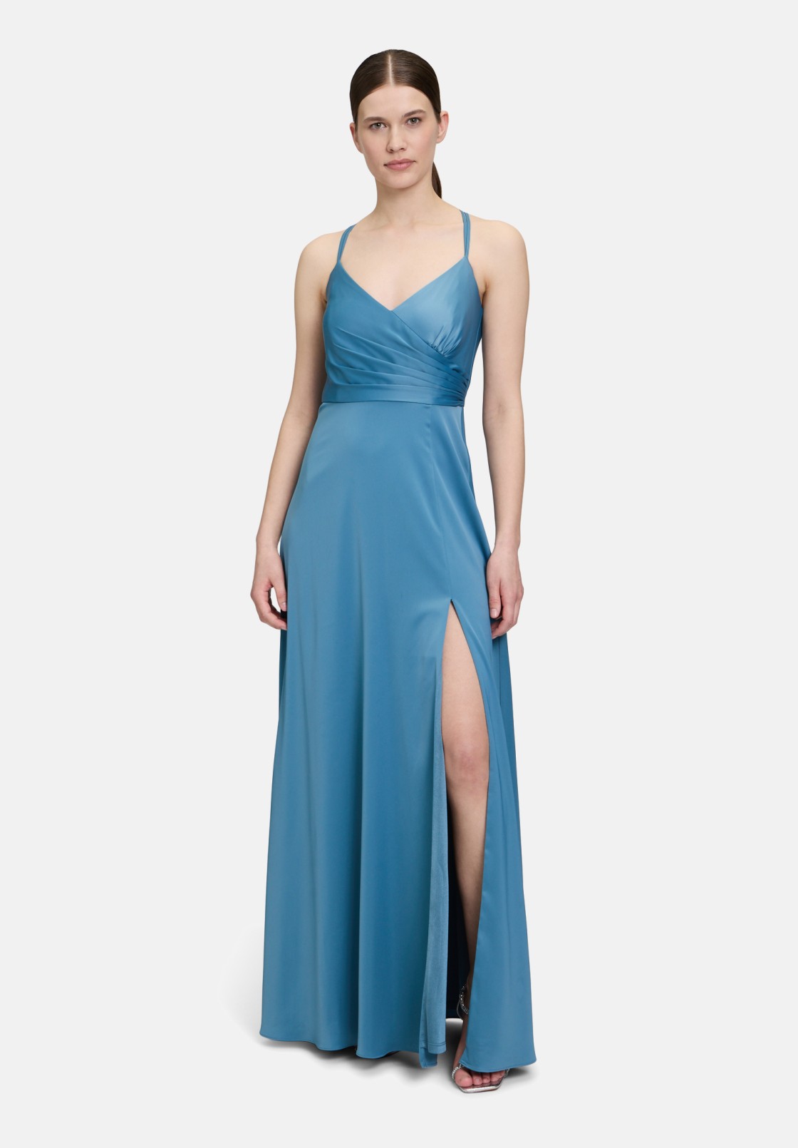 Vera Mont Abendkleid mit V-Ausschnitt
