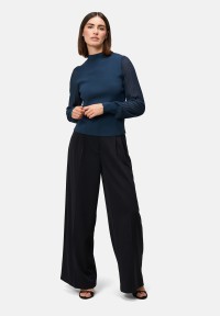 zero Strickpullover mit transparenten Ärmeln | Betty Barclay