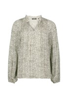 zero Bluse mit Bindedetail und Druck | Betty Barclay