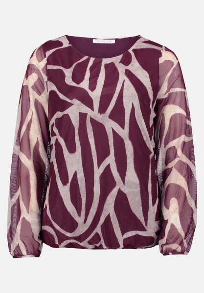 BETTY & CO Mesh-Shirt mit Gummizug