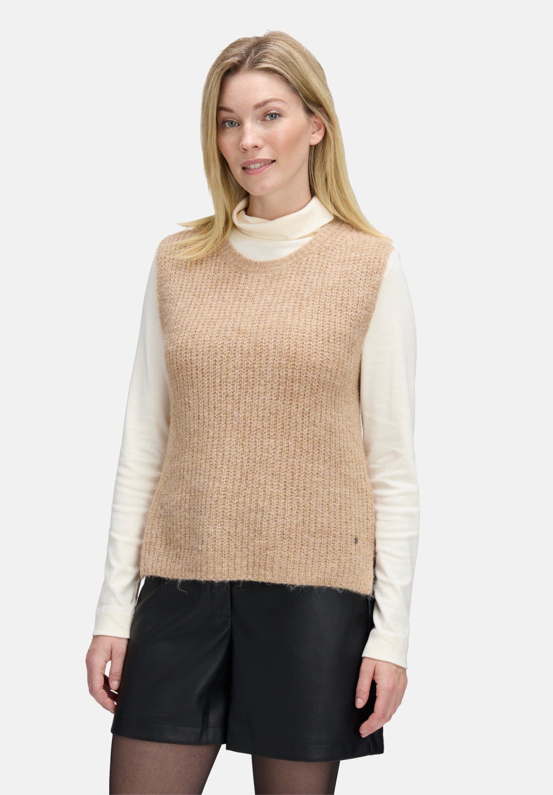 BETTY & CO Strickpullover ohne Arm