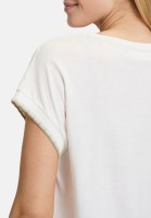 Cartoon Casual-Shirt mit Rundhalsausschnitt