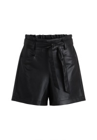 zero Shorts Lederoptik mit Bindegürtel | Betty Barclay