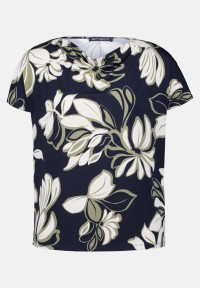 Betty Barclay Printshirt mit Wasserfallausschnitt