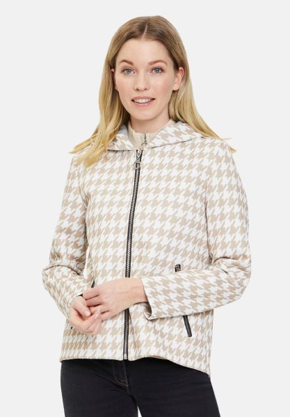 Amber & June Übergangsjacke mit Kapuze