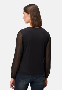 zero Blusenshirt mit transparenten Ärmeln | Betty Barclay