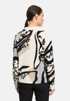 Betty Barclay Grobstrick-Pullover mit Aufdruck