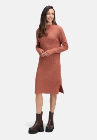 Cartoon Strickkleid mit Stehkragen