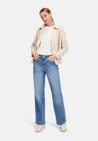 Cartoon Stretch-Jeans mit Eingrifftaschen