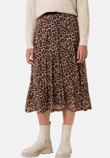 zero Midirock mit Animal Print | Betty Barclay
