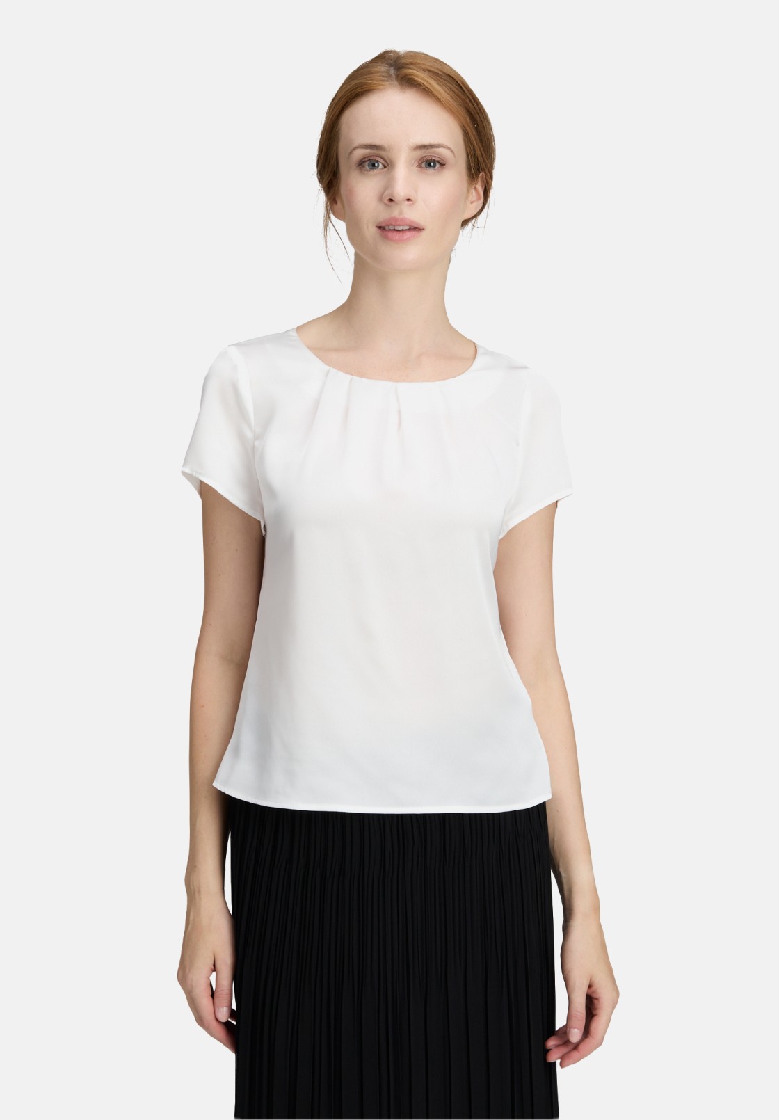 Vera Mont Satin-Bluse kurzarm