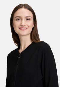 BETTY & CO Strick-Cardigan mit Reißverschluss