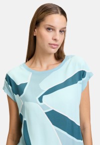 BETTY & CO Patchwork-Shirt mit Print