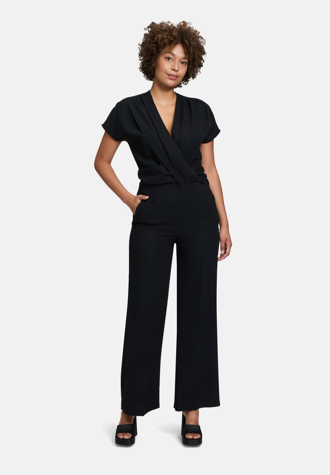 Cartoon Jumpsuit mit Raffung