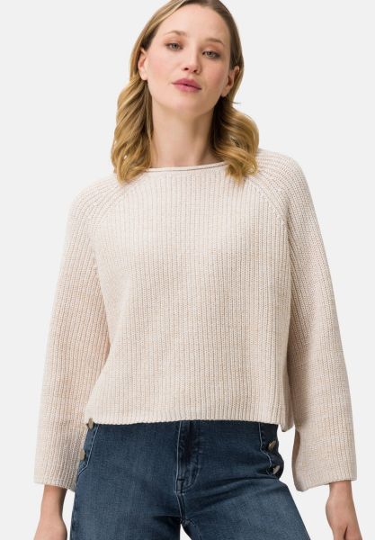zero Strickpullover mit Rundhalsausschnitt | Betty Barclay
