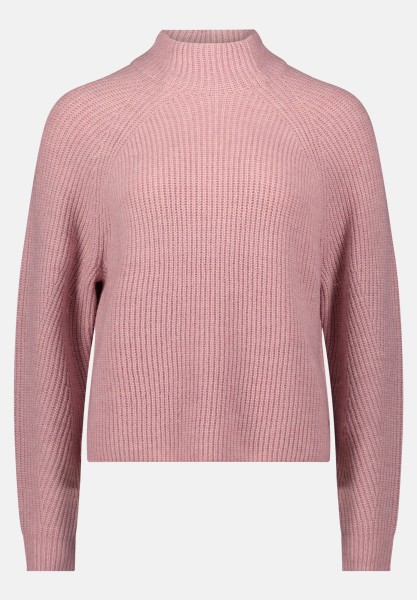 BETTY & CO Grobstrick-Pullover mit hohem Kragen