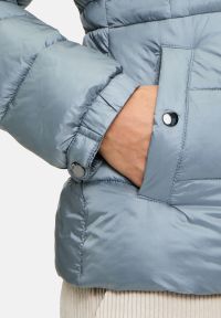 Cartoon Steppjacke mit abnehmbarer Kapuze