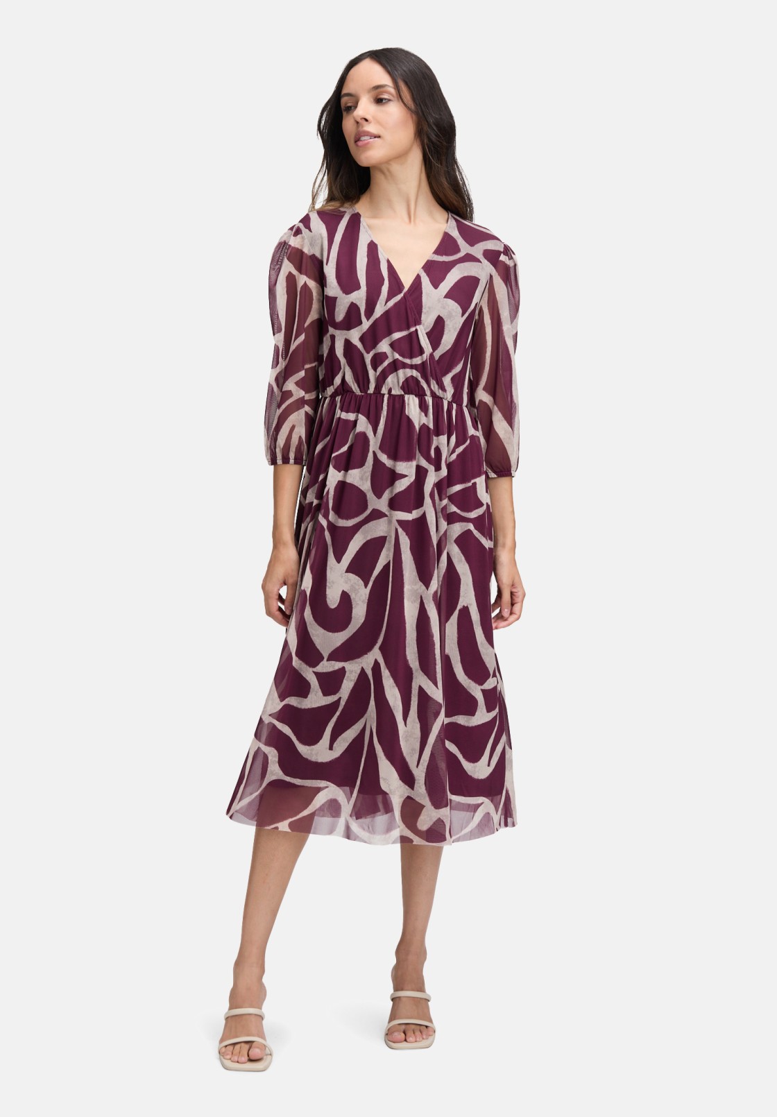 BETTY & CO Mesh-Kleid mit Print