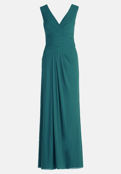Vera Mont Abendkleid mit V-Ausschnitt
