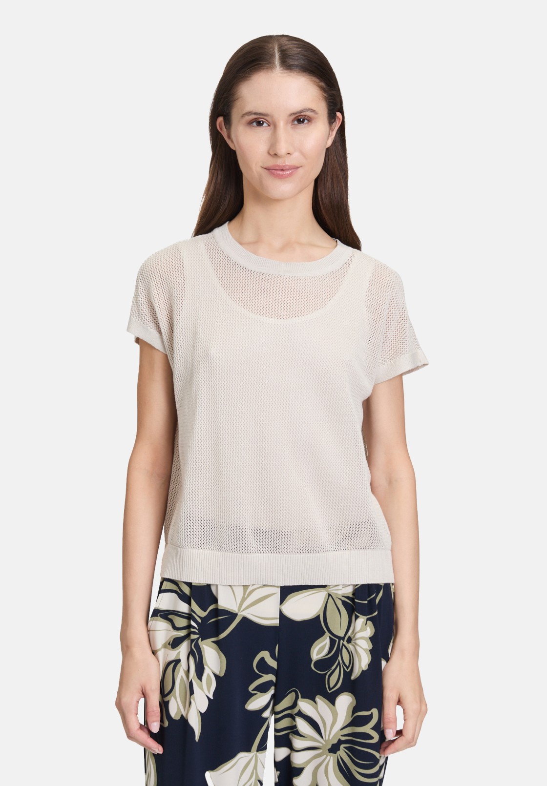 Betty Barclay Lochstrick-Pullover ohne Arm