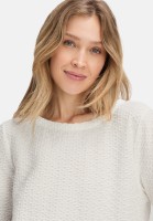 BETTY & CO Strukturshirt mit Rundhalsausschnitt
