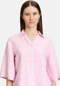 Cartoon Leinenbluse mit Kragen