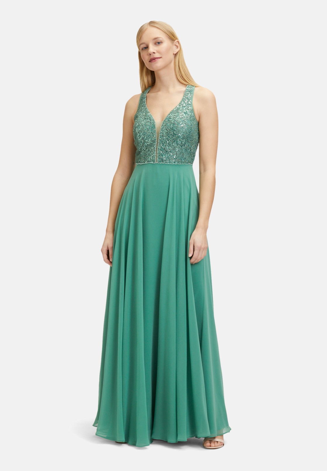 Vera Mont Abendkleid mit Pailletten